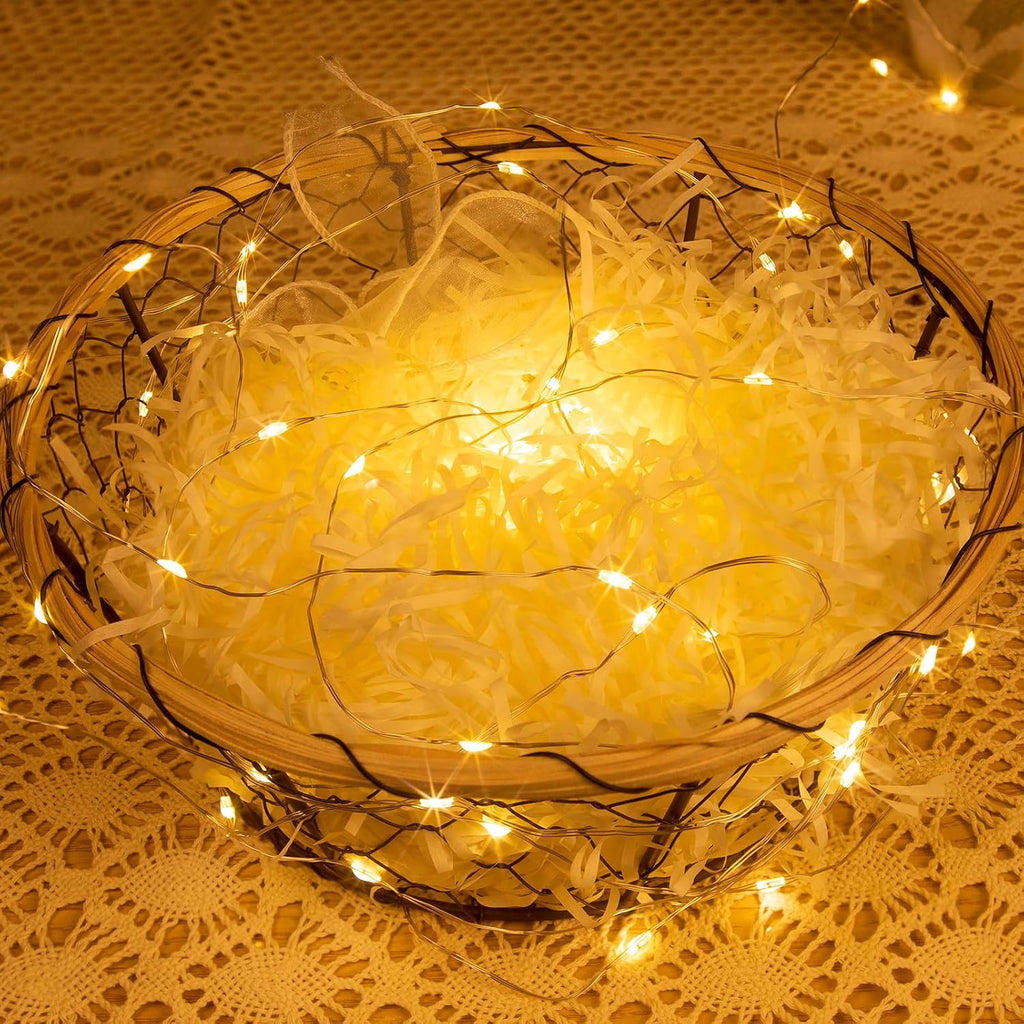 200FT 600LEDs Fairy Lights Plug ,Silver Wire,Warm White