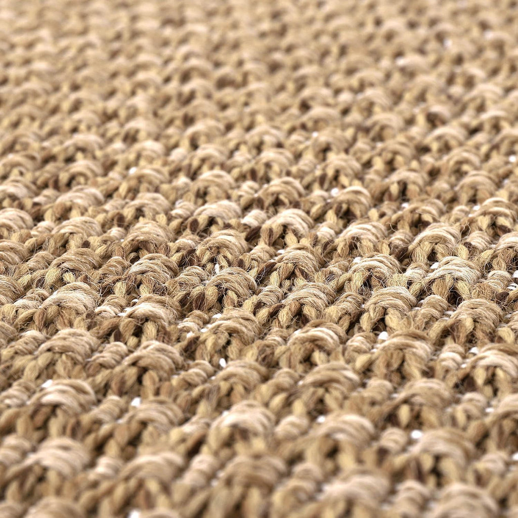 Easy Jute Rugs 8x10 Natural Color Living Room Indoor Outdoor Area Rug Farmhouse and Kitchen Rug High Traffic Easy to