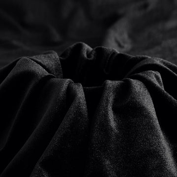 Black Velvet Fabric by The Yard, 1 Yard, 60" Wide