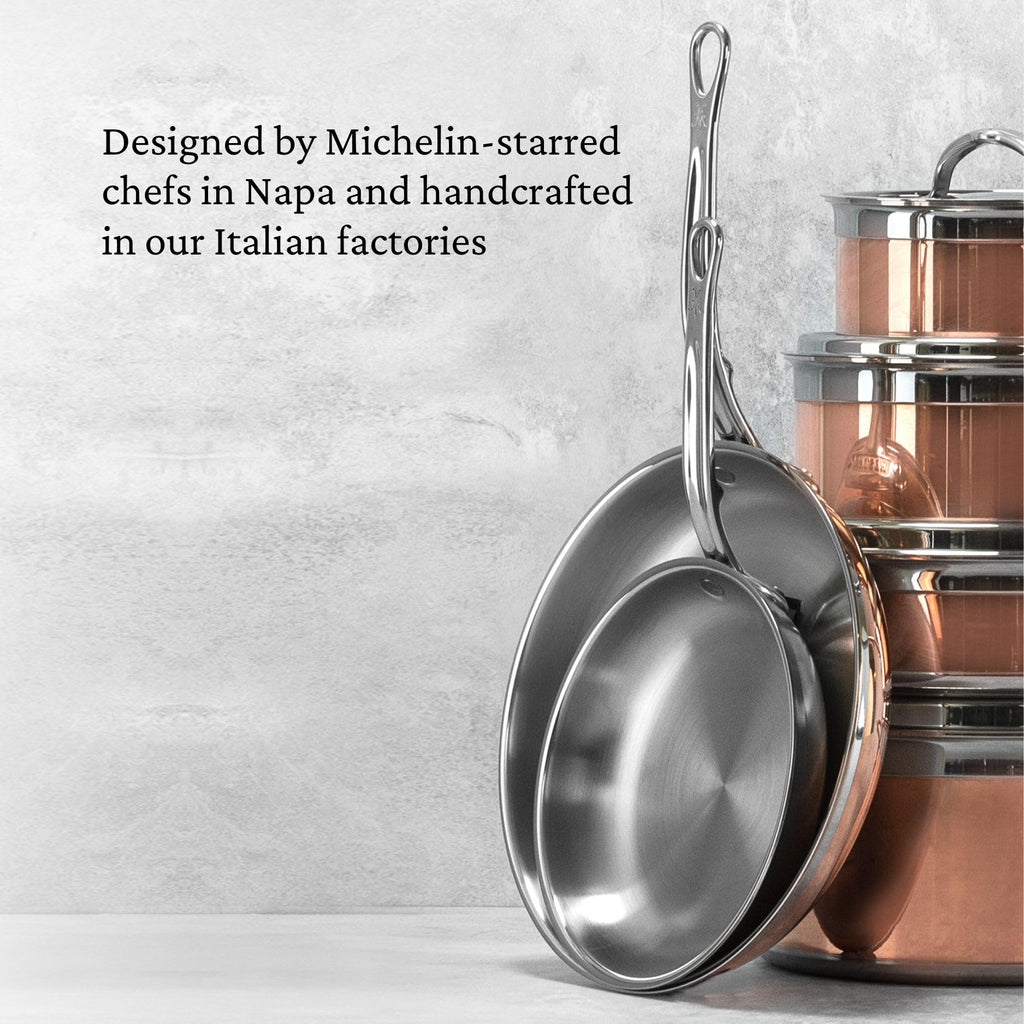 CopperBond Collection - 100% Pure Copper 10-Piece Ultimate Cookware Set, Induction Cooktop Compatible