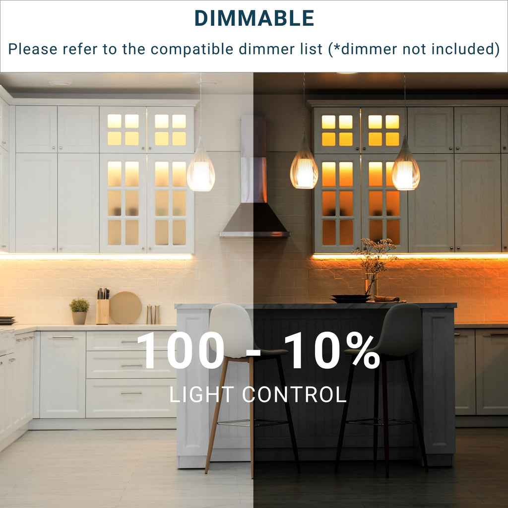 LED Under Cabinet Lighting, Hardwired Installation, 32 Inch, 24W, 5CCT Color Selectable