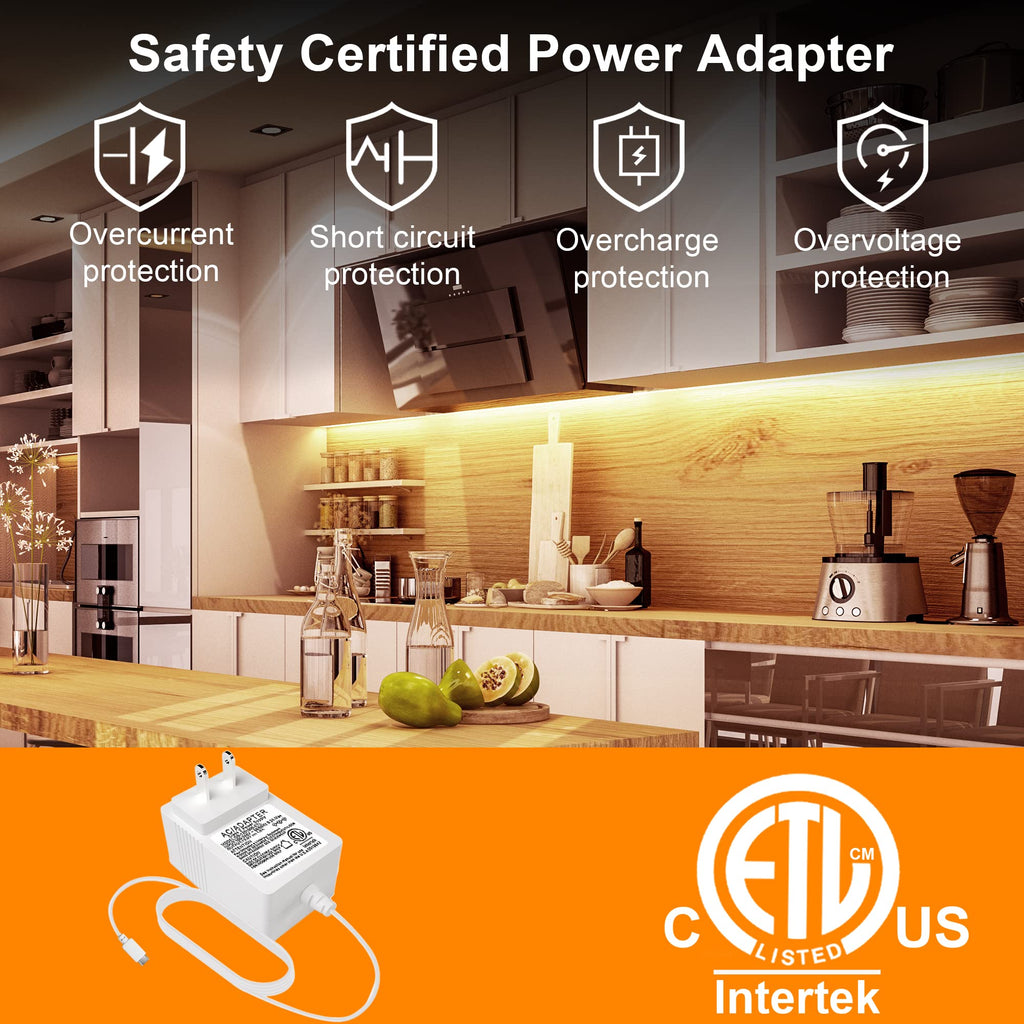 10 PCS Motion Sensor Under Cabinet Lights Kit