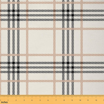 Tartan Plaid Upholstery Fabric Soft 2 Yards