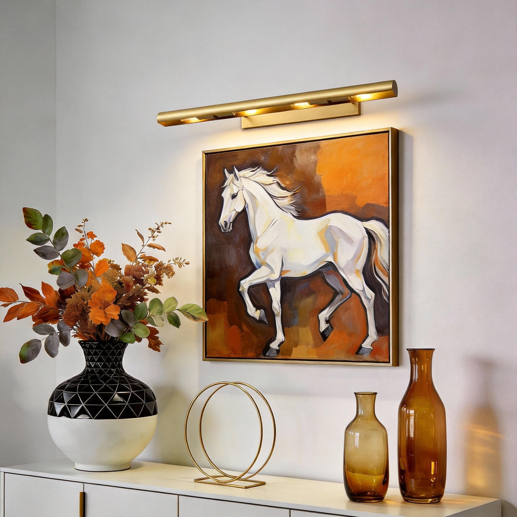 24 inch Hardwired Picture Light Brass Picture for Wall