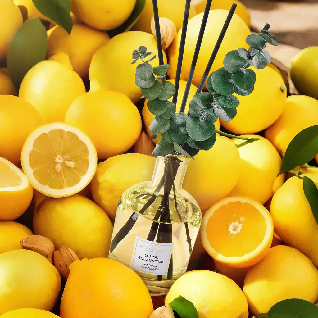 Lemon Eucalyptus Reed Diffuser, 6.76 oz