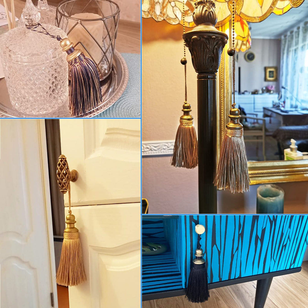 Tassel Key Tassel with Loops Decoration - 4 Pack