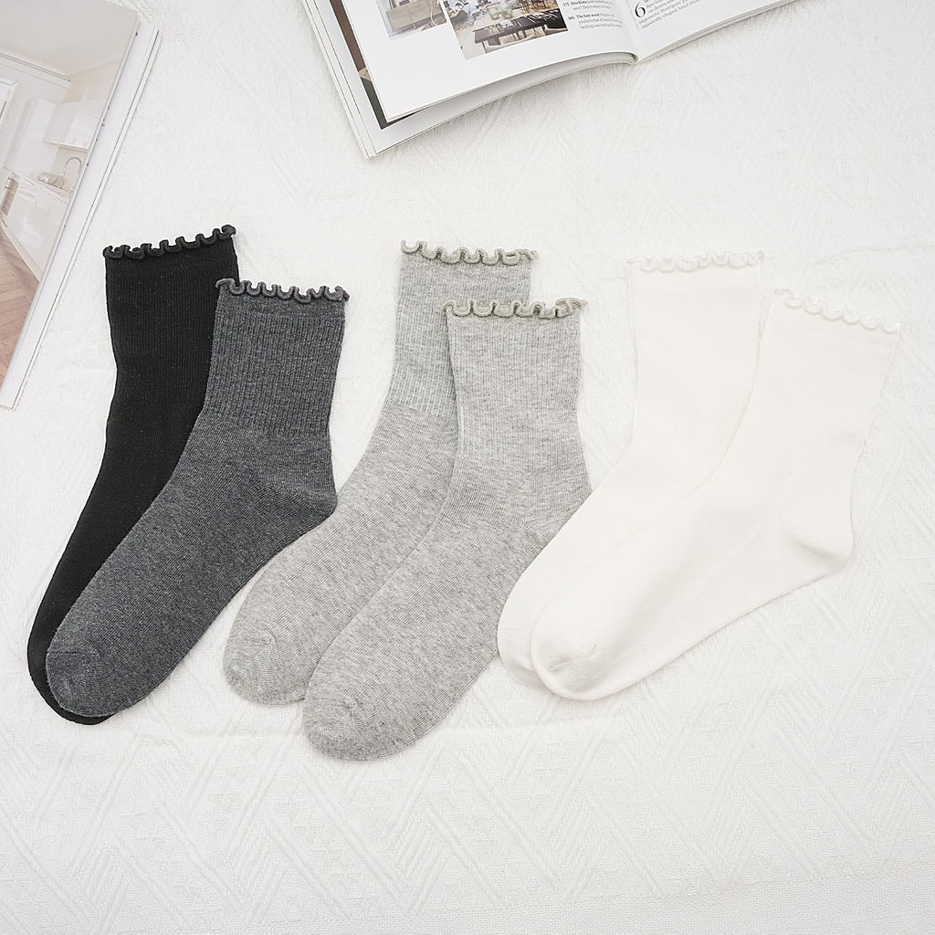 Uniform Dress Ankle Crew Sock 3/5/6 Pairs for Kid