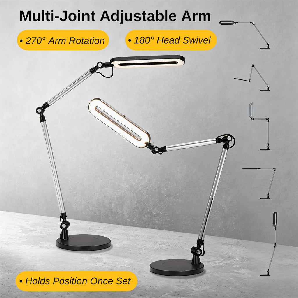 LED Architect Desk Lamp, Adjustable Swing Arm