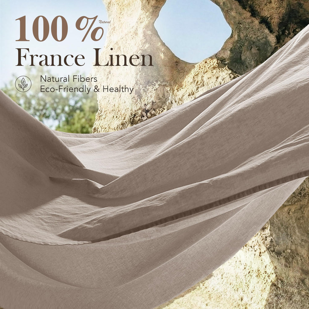 100% French Organic Linen Fitted Sheet Only Up to 16"