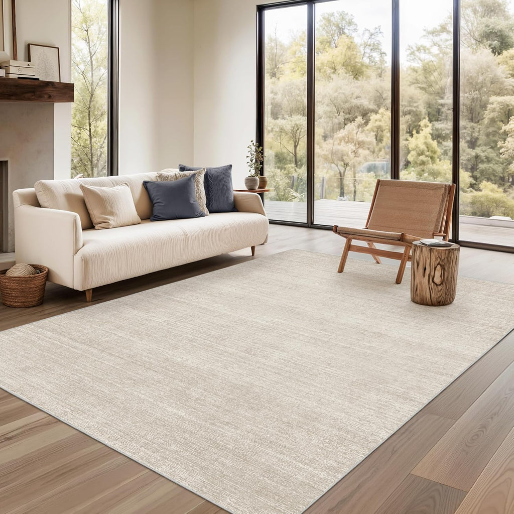 Washable Rugs 5x7 - Stain Resistant 5x7 Area Rugs for Living Room, Non Slip Backing Printed Rugs for Bedroom, Folable