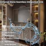 72' Bathroom Vanity with Sink - Modern Bathroom Vanity Cabinet