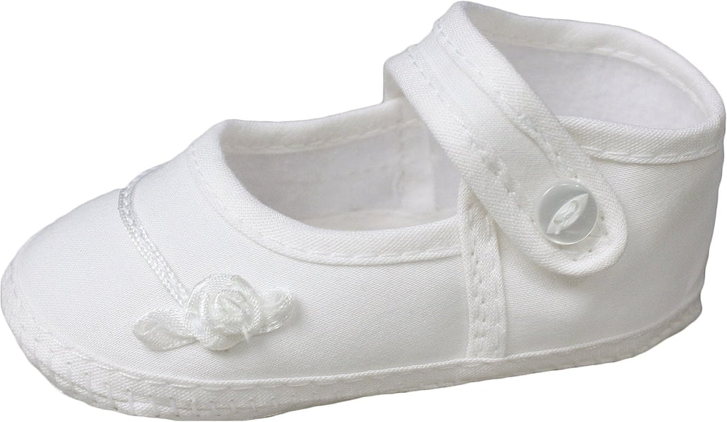 100% Cotton Handmade Girls Christening Special Occasion Dress with Italian Lace