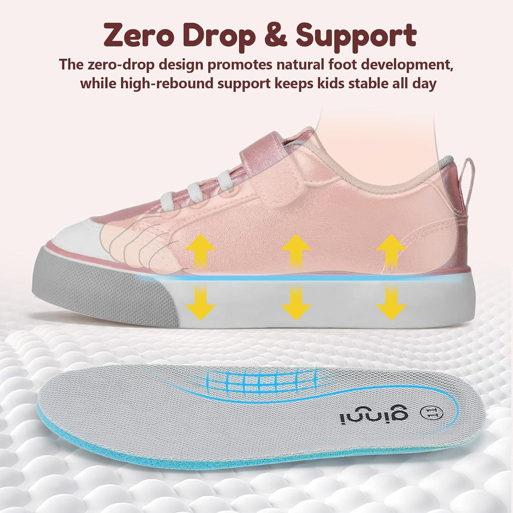 Toddler Boys Girls Sneakers Casual Slip On School Canvas Shoes