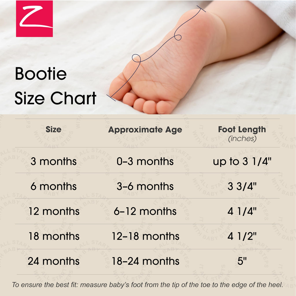Organic Cotton Baby Booties With Gripper Soles, Soft Sole Stay-on Baby Shoes, Mushrooms