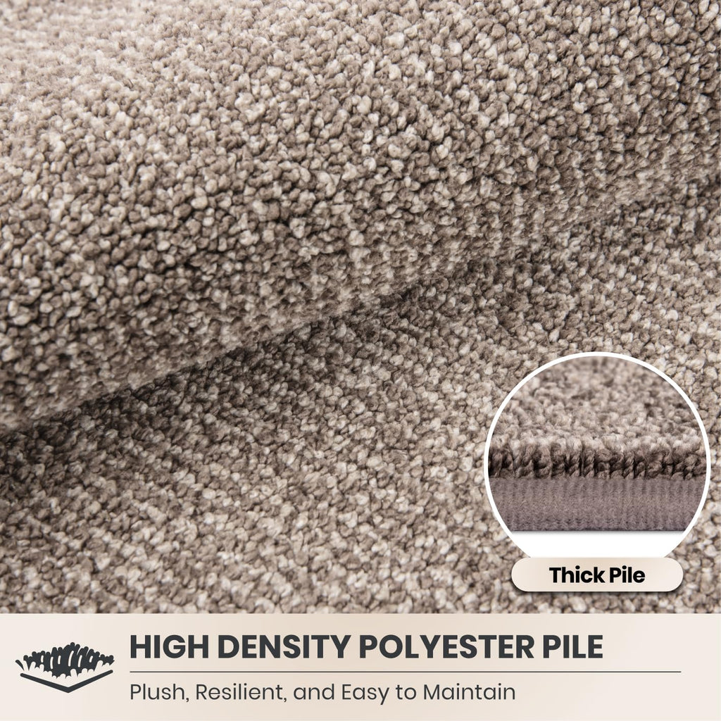 Hallway Runner Rug, 24" x 59", Heathered Beige