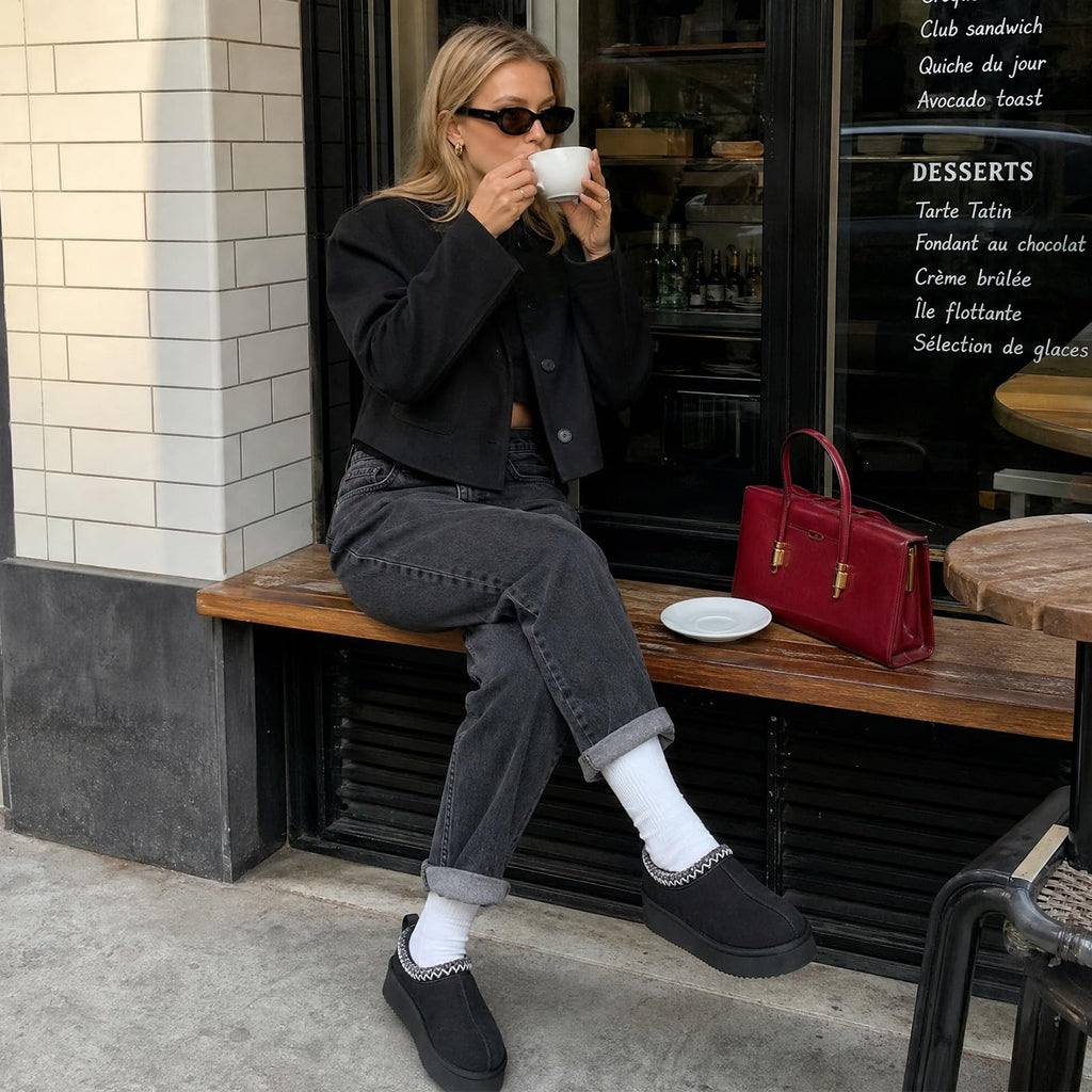 Platform Slippers for Women Snow Winter Womens Slipper