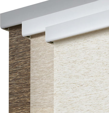 Free-Stop Cordless Roller Shades for Windows Natural Woven Fabric Light Filtering Roller Blinds