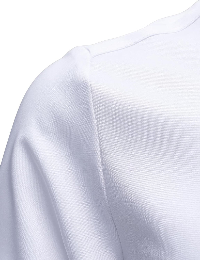 Boys Stretch Wrinkle Free Dress Shirt Long Sleeve Button Down Shirt