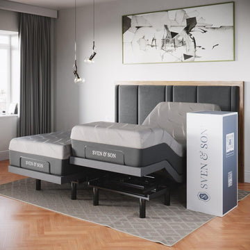 Classic Adjustable Bed Base, Head and Foot Lift, Massage, Under-Bed Lights, USB, Gel Memory, Zero Gravity Smart Frame
