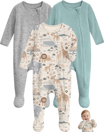 Sleepers 100% Organic Cotton Baby Pajamas Boys Girls Clothes