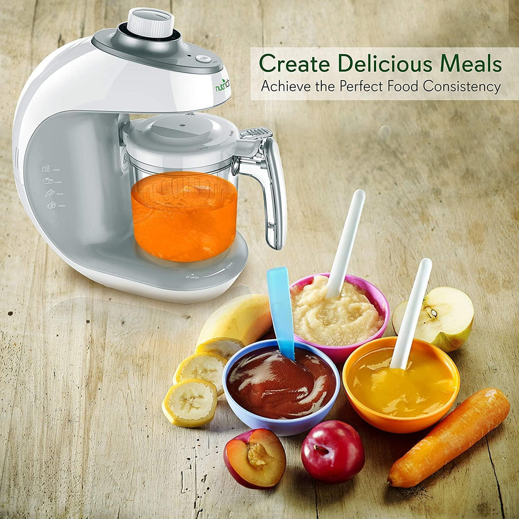 Baby Food Maker | in-1 Steam Cooker & Puree Blender | Adjustable Steam Timer | Blend Organic Food for Babies