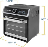 Air Fryer Oven 15-Quart Capacity with Digital Controls Easy-View Door and 16 Cooking Presets, Includes Eight Cooking