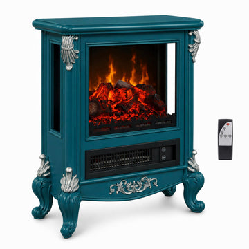 Electric Fireplace Stove, Freestanding Room Heater