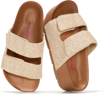 Cloud Girls Sandals with Adjustable Buckle Wedge Sandals 2026