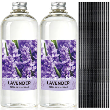 Reed Diffuser Oil Refill, Lavender Scent Diffuser Refill 33.8 Fl Oz