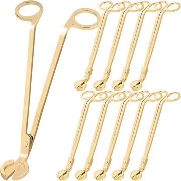 Candle Wick Trimmer 10 Pack, 7 Inch Stainless Steel Wick Cutters for Candles, Bulk Candle Trimmers for Cleaner Burn - Set of 10