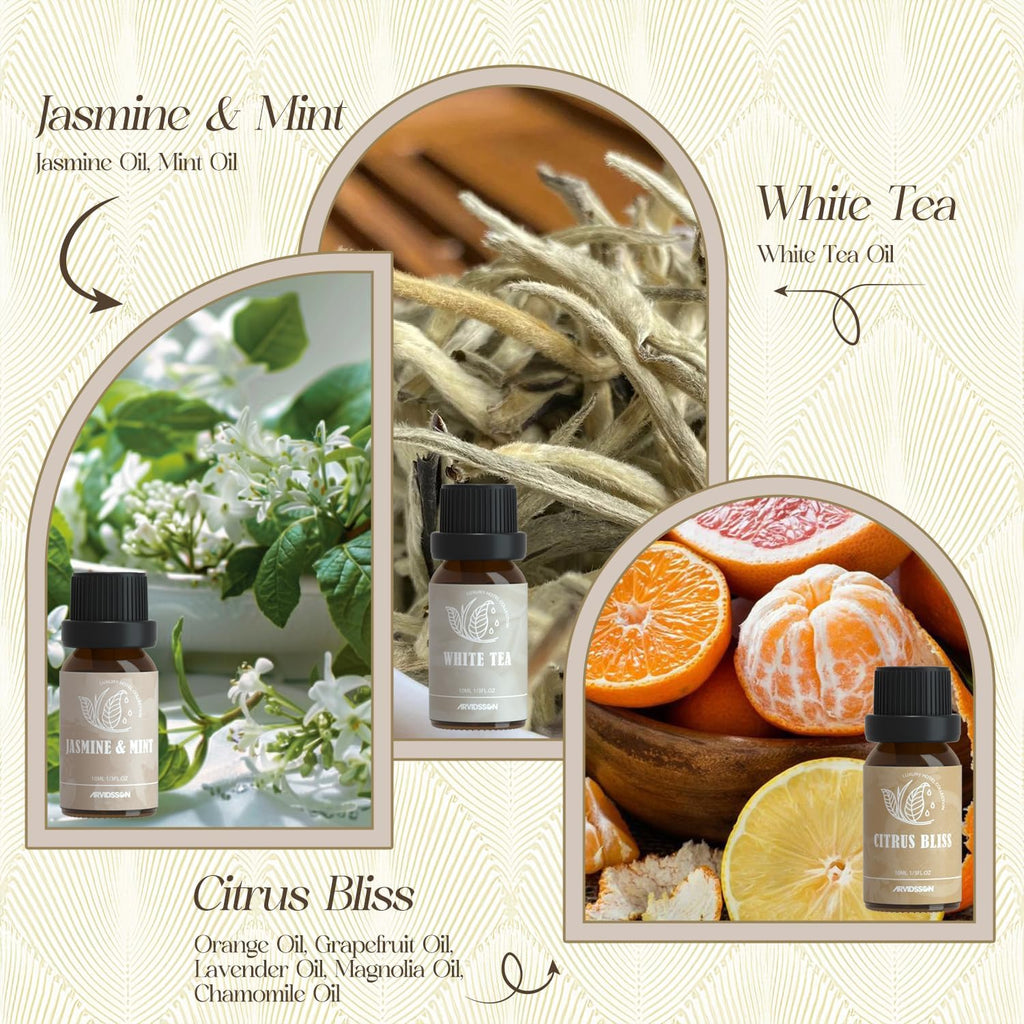 Hotel Diffuser Oil Gift Set, Hotel Essential Oils for Diffuser - Set of 2