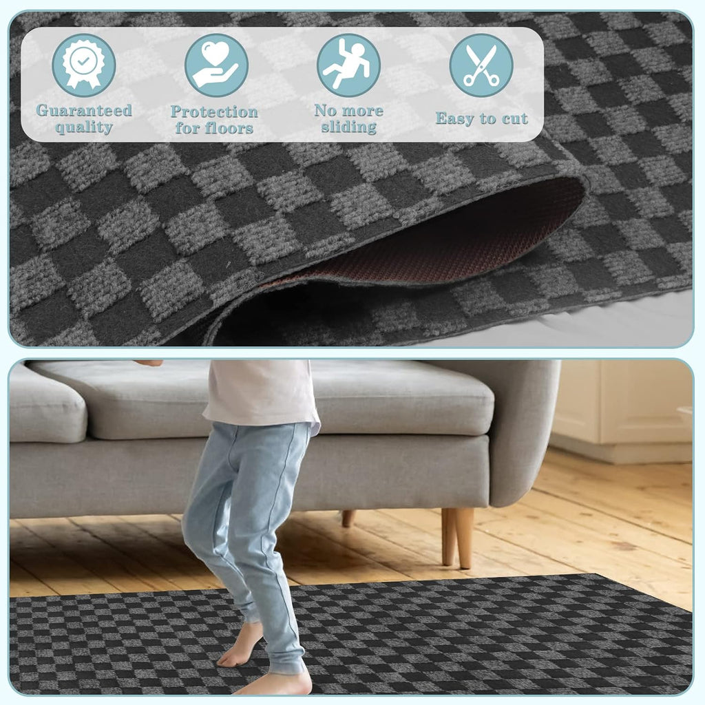 Runner Rug 3FT x 6FT, AYOHA 2'-82' Utility Carpet Runner Hallway Aisles Balcony Garages, Area Rugs with Non-Slip