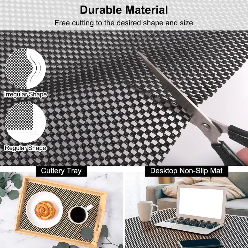 Non Slip Rug Pad Gripper 2 x 5 Feet Extra Thick Pads Carpet Pads - Set of 13