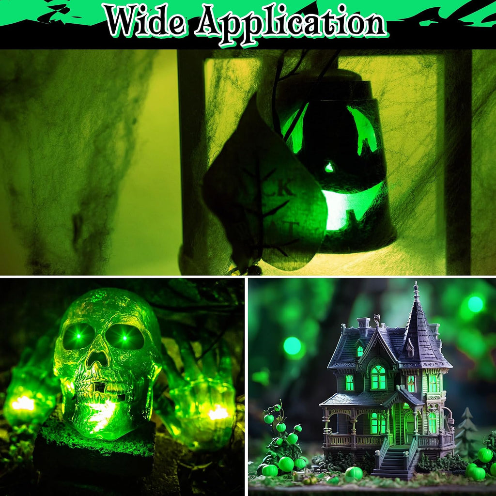 Accessory Cord with 1 LED Light Bulb, On/Off Switch, Green