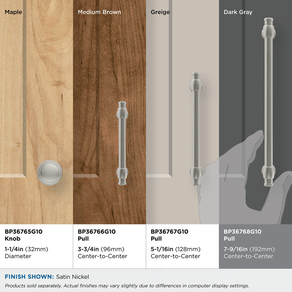 7-9/16" Winsome Satin Nickel Drawer Pull