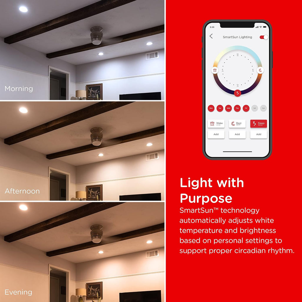 Wi-Fi LED Smart Light Bulb, BR30, 65W Equivalent, White Select Tunable 2700K - 6500K, Full-Range Dimmability, 2.4GHz