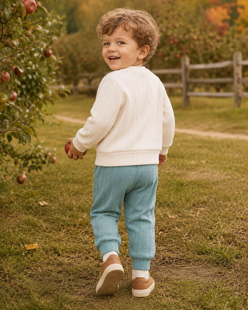 Toddler Baby Boy Clothes Kint Sweatshirt and Pants Outfits
