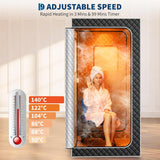 PeakPursuit Sauna Box,Portable Sauna for Home with 4L 1500W Steamer,Portable Steam Sauna Tent with 600D