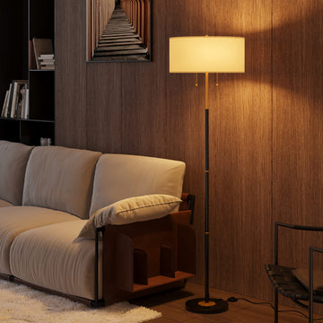 3 Color Temperature Mid Century Floor Lamp