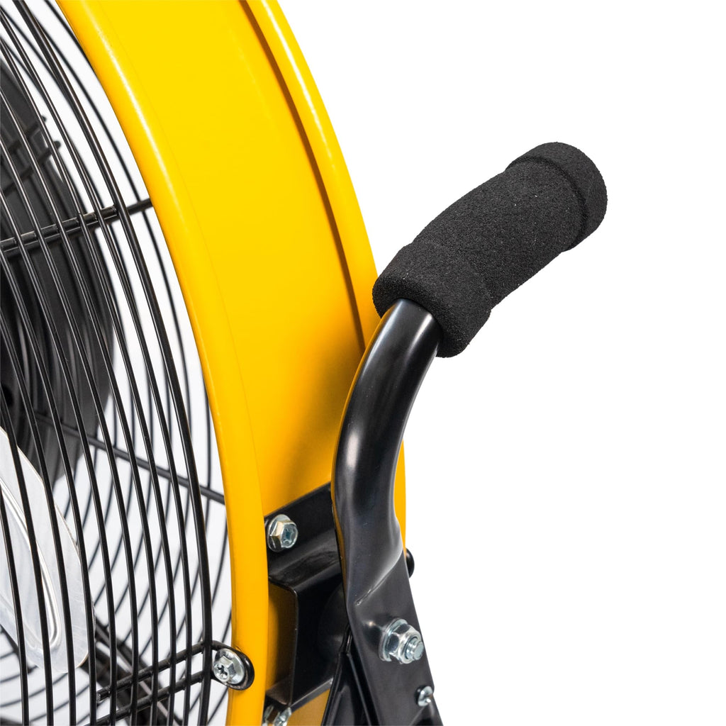 24 Inch 3-Speed Orbital Internal Oscillating High Velocity Barrel Floor Fan , Auto Shop, Garage, Workshop, Warehouse