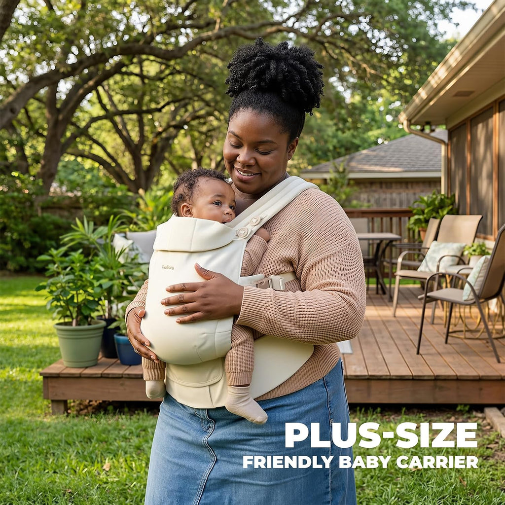 Plus-Size Baby Carrier with Lumbar Support
