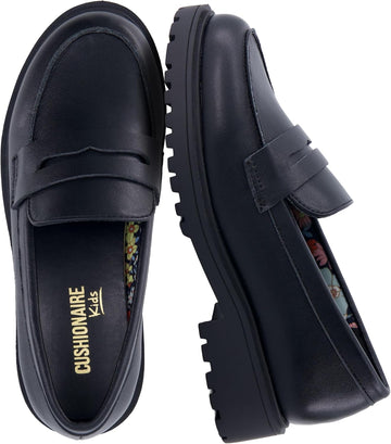 Racy Penny Loafer School Shoes for Girls