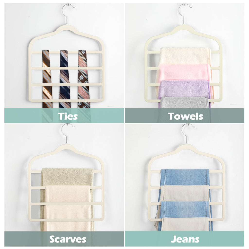 Velvet Pant Clothes Hanger Space Saving Non Slip Hanger Jean Slack Hangers