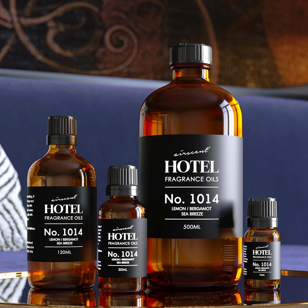 Hotel Diffuser Oil No. 1014 - Iconic 5-Star Hotel Blend - 120 mL - Set of 4