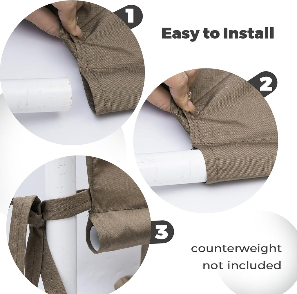 Universal Canopy Cover Replacement for 17x6.8 Ft Outdoor Per - Image 4
