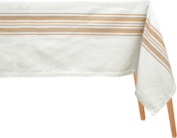Beige Tablecloths, Cotton Tablecloths for Rectangular, 100% Cotton, Farmhouse Tablecloth, Thanksgivi