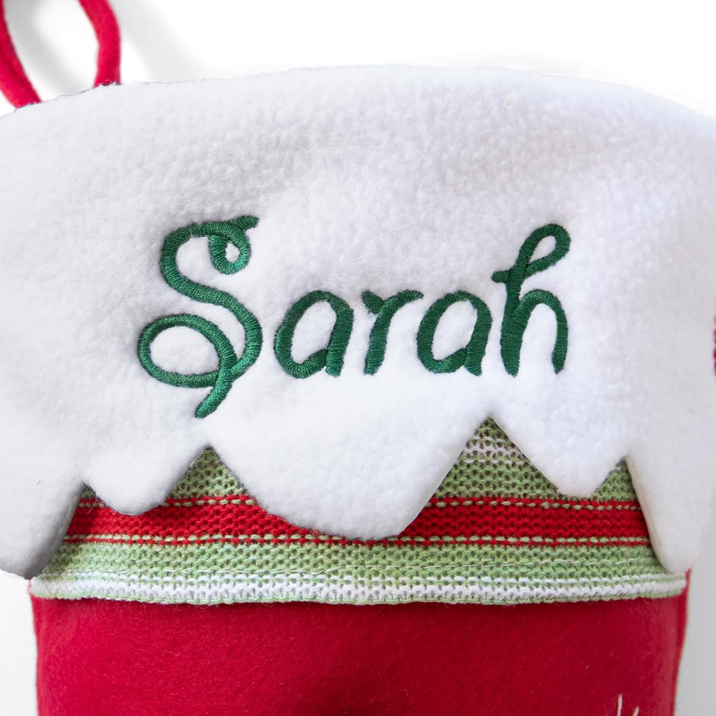 Personalized - Snow Cap Winter Wonderland - 3D Plush Character - Embroidered Name - Christmas Decor - Holiday Decor