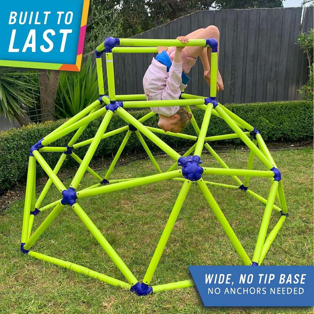 Climber with Top - Active Indoor Outdoor Play Set Climbing Dome Equipment Toys - Fun for Kids Ages 3 to 6 Years Old