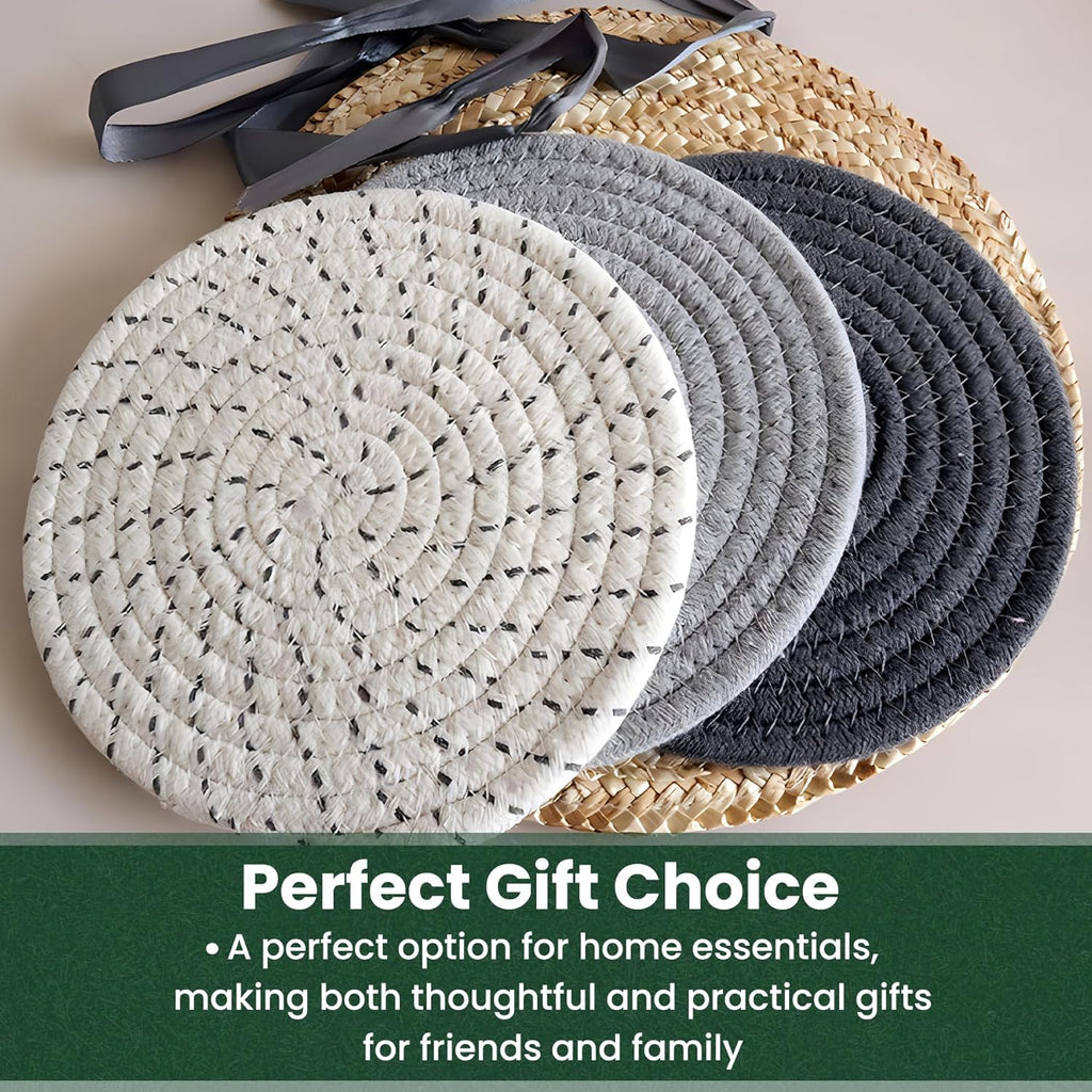 Inch Trivets for Hot Dishes, Hot Pots and Pans - Set of 6