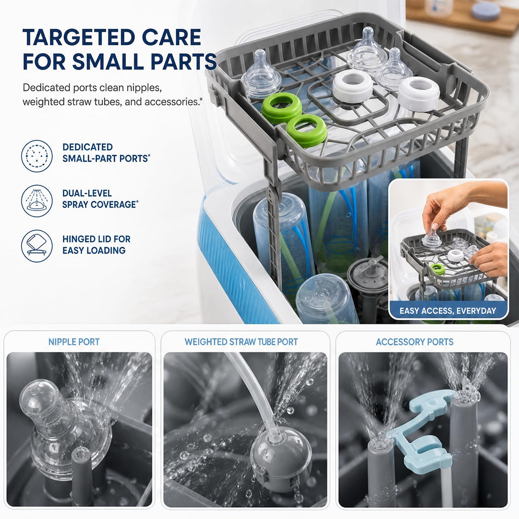 Smart Baby Bottle Washer, Sterilizer, Dryer, All-in-one Clean System